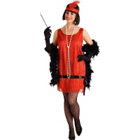 Fato de Cabaret Vermelho