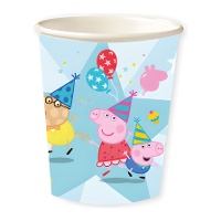 Copos Peppa Pig Party 250 ml - 8 unidades