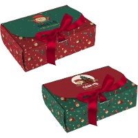 Caixa-presente de Natal para tio, 22 x 15 x 7 cm - 1 unidade