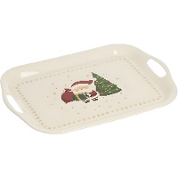 Bandeja de 41 x 29 cm com Papai Noel