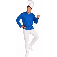 Fato de duende azul para homem