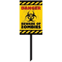 Perigo Cuidado com os Zombies Poster 24,8 x 38 cm