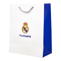 Saco de presente de 40 x 30 x 12 cm do Real Madrid