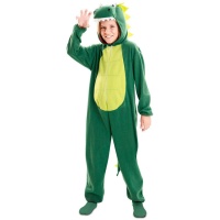 Fato de dragão verde para crianças