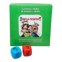 Conjunto de 2 dados de postura e colocação picantes