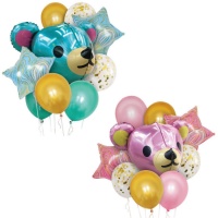 Bouquet de balões de Urso - 9 unidades
