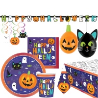 Pack de mesa de Halloween Trick or Treat - 60 peças