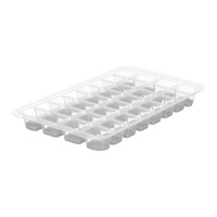Cubeteira para 32 cubos transparente