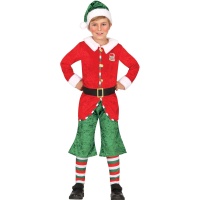 Fato de duende ajudante do Pai Natal para crianças