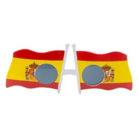 Copos com bandeira espanhola