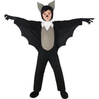 Fato de morcego preto para crianças