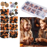 Caixa de contas para pulseiras de Halloween - 512 unidades