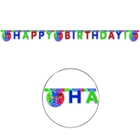 Grinalda de Happy Birthday de PJ Mask de 2m
