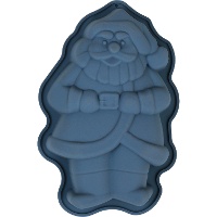 Forma de Papai Noel de silicone de 17 x 12 cm