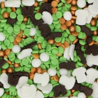 Granulados e confettis de futebol 65 gr - FunCakes