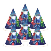 Chapéus PJ Masks - 6 unidades