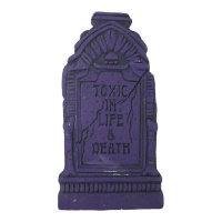 Tóxico em lápide Live & Death 43 x 22 cm