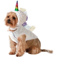 Fato de unicórnio para cão