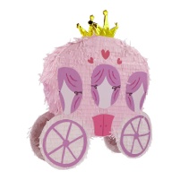 Piñata de carruagem de princesa 50 x 50 cm