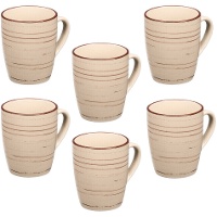 Caneca de 300 ml espiral - 6 unidades
