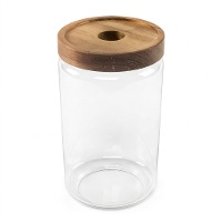 Frasco de vidro de 0,7 L com tampa