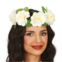 Bandolete de flores com folhas - 1 unid.