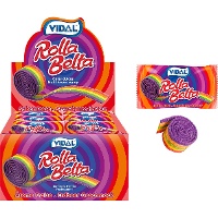 Regaliz Rolla Belta multicolor azedo - Vidal - 24 unidades