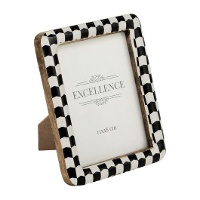 Porta-retratos 13 x 18 cm Excellence preto e branco