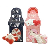 Caixa de marshmallow Love you 150 gr - 1 unidade