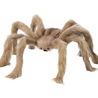 Aranha de 60 cm cinza