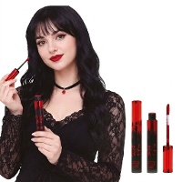 Batom líquido vermelho matte estilo gótico - 1 unidade