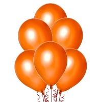 Balões de látex de 30 cm de cor metalizada - 10 unidades