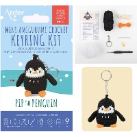 Kit Chaveiro Amigurumi - Pip the Penguin - Anchor