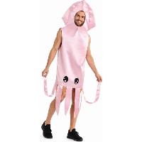 Fato de lula cor-de-rosa para adultos