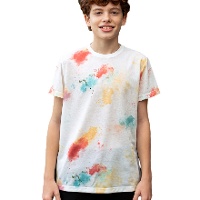 Camiseta de poliéster 100% respirável de 160 g com estampa infantil - 1 unidade