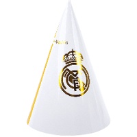 Chapéus do Real Madrid dourado - 6 unidades