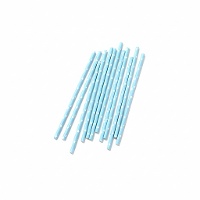 Palhinhas de papel com estrelas - 12 unid.