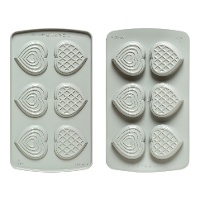 Molde duplo de corações em silicone - Decora - 6 cavidades