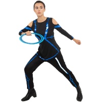 Fato Tron futurista para mulher