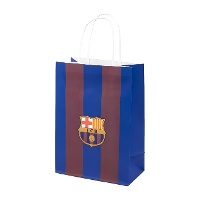 Sacola de presente leve do FC Barcelona - 21 x 16 x 8 cm