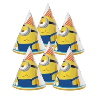 Chapéus dos Minions - 6 peças