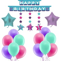 Pack Decoração Festa Ginástica Rítmica - 36 Peças