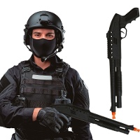 Espingarda estilo SWAT de 46 cm