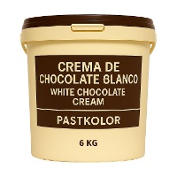 Creme de chocolate branco de 6 kg - Pastkolor