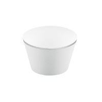 Papel de embrulho para cupcakes com rebordo prateado - 6 unid.