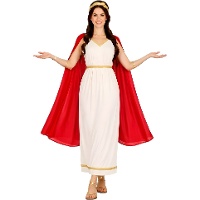 Fato romano com capa para mulher