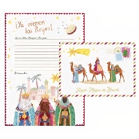 Carta e envelope para Reis Magos