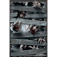 Decoração de parede zombie 80 x 120 cm