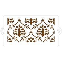 Stencil barroco 15 x 30 cm - Decorar