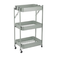 Carrinho auxiliar dobrável 77 x 45 x 30 cm verde
